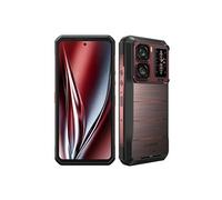 Smartphone WP300 Rouge : 6.8", 12Go+512Go, 16000mAh, Android 15,Empreinte digitale, Dual SIM 5G, NFC,Téléphone Portable-510g