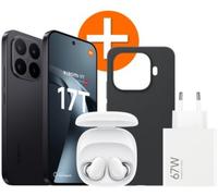 Smartphone XIAOMI Pack 17T 5G 256Go Noir + Redmi Buds 6 + Chargeur 67W