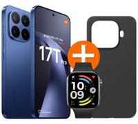 Smartphone XIAOMI Pack 17T Pro 512Go Bleu/Coque/Watch6