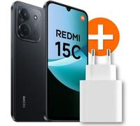 Smartphone XIAOMI Pack Redmi 15C 256Go Noir 4G + coque + Chargeur