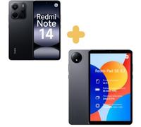Smartphone XIAOMI Pack Redmi Note 14 Noir 256Go + Tab Redmi Pad SE 64Go