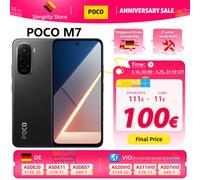 Smartphone XIAOMI POCO M7 8 Go + 256 Go, écran FHD+ 144 Hz de 6,9 pouces, résolution 2340 × 1080, Snapdragon 685, double caméra AI 50 Mpx, 7000 mAh, recharge rapide 33 W, Bluetooth Argent