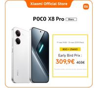 Smartphone - XIAOMI - POCO X8 Pro - 8 Go RAM - 256 Go - Batterie 6500 mAh, HyperCharge 100W