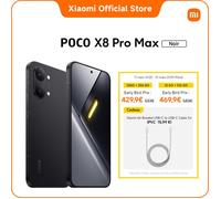 Smartphone - XIAOMI - POCO X8 Pro Max - Dimensity 9500s - 12 Go RAM - 512 Go, AMOLED 6,83"" 120Hz