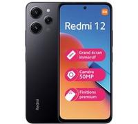 Smartphone Xiaomi Redmi 12 6,79" Double nano SIM 256 Go Noir minuit Noir G