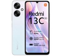 Smartphone XIAOMI Redmi 13C 5G 128 Go - Argent - Écran 90 Hz - Triple caméra 50MP avec IA