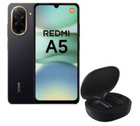 Smartphone Xiaomi Redmi A5 128 Go Noir Version Française + Ecouteurs sans fil Xiaomi Redmi Buds 4 Lite Noir