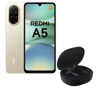 Smartphone Xiaomi Redmi A5 128 Go Or Version Française + Ecouteurs sans fil Xiaomi Redmi Buds 4 Lite Noir
