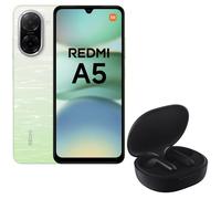 Smartphone Xiaomi Redmi A5 128 Go Vert Version Française + Ecouteurs sans fil Xiaomi Redmi Buds 4 Lite Noir