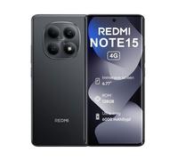 Smartphone -XIAOMI Redmi Note 15 4G - 6Go RAM - 128Go - Écran AMOLED 6,77 Pouces, Chargeur Non Inclus, Version EU, Noir
