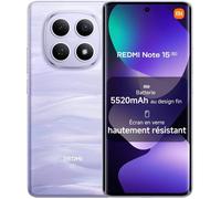 Smartphone Xiaomi Redmi Note 15 5G 8Go Ram 256Go Violet Écran FHD+ 6,77"" Appareil Photo Ultra-Net 108 Mpx 5520mAh - Version globale