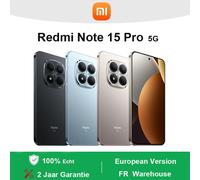 Xiaomi Redmi Note 15 Pro 5G Dual-SIM 256 Go Noir