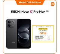 XIAOMI REDMI Note 17 Pro Max 5G Black 8G RAM 256G ROM