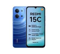 Smartphone - XIAOMI REDMI - Redmi 15C - 4G - 4Go RAM - 256Go ROM - Bleu Version EU