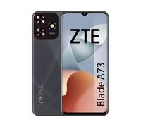 Smartphone ZTE Blade A73 en noir sidéral avec écran HD+ 90 Hz de 6,6"", 720 x 1612 pixels, 4 Go de RAM + 128 Go et processeur