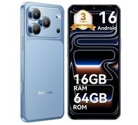 Smartphones Pas Cher Blackview Wave 7C,Android 16 Téléphone 16Go(4+12)+64Go,6.56"",32MP+13MP,5000mAh,4G Dual SIM,WiFi 5,Face ID