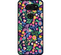 Smartphonica Coque de téléphone pour LG V30 avec impression de fleurs - Coque arrière en TPU avec motif de fleurs