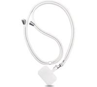 Smartphonica Cordon téléphonique universel - cordon détachable réglable pour téléphone portable - blanc