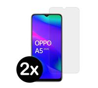 Smartphonica Film de protection pour Oppo A5 2020 en verre - 2 pièces