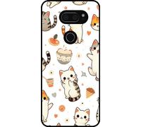 Smartphonica Phone Case Suitable for LG V30 with cat print - TPU back cover case cat design