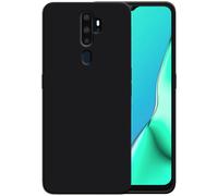 Smartphonics Étui en silicone pour OPPO A9 2020 étui avec intérieur souple - Noir