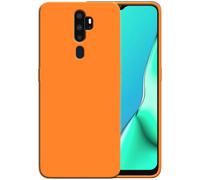 Smartphonics Étui en silicone pour OPPO A9 2020 étui avec intérieur souple - Orange