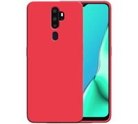 Smartphonics Étui en silicone pour OPPO A9 2020 étui avec intérieur souple - Rouge