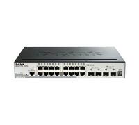 SmartPro DGS-1510-20 - Commutateur - C3 - Géré - 16 x 10/100/1000 + 2 x Gigabit SFP + 2 x 10 Gigabit SFP+ - de bureau, Montable sur rack