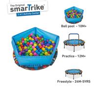 Smartrike 9200000 Trampoline 3 En 1 Pour Enfants - Couleur Bleue
