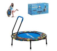 smarTrike 9201001 Trampoline d'intérieur, Pliable, avec poignée, pour Enfant de 1 à 5 Ans, Multicolore