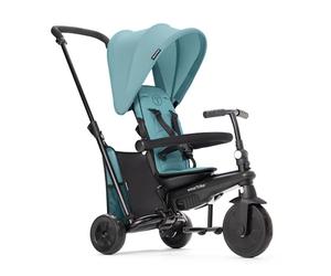 smarTrike STR3 Tricycle pliable pour enfant de 1, 2, 3 ans, 6 en 1, multi-étages, turquoise