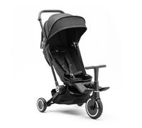 Smartrike Traveler Tricycle pour poussette 4 en 1 - Noir onyx - Réglable, léger, pliable, tricycle pour tout-petit, poussette pour bébé, sûr et durable