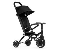 smarTrike Wind Folding Toddler Tricycle de voyage léger avec volant parent breveté à 360° - Âge 10 mois à 3 ans - Noir