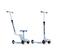smarTrike Xtend Mini-Ride Toddler Ride on Scooter Toy, Ages 1-9, Foldable Scooter for Kids with LED Wheels, Blue