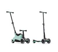 SmarTrike Xtend Ride-on 5-Stufen-Roller, mit befestigbarem Körper, ausziehbarem Lenker und Fußteilrahmen, EIN-Knopf-Faltung, Extra große Räder, Kinder 12 Monate - 12 Jahre, Soft Green