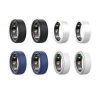 SmartRing Protector Lot de 8 coques de protection en silicone compatibles avec Oura Ring Gen 4/Gen 3/Samsung Galaxy Ring/ULTRAHUMAN ringAIR/RingConn (8 pièces B, M pour 11/12/13/14/15)