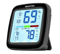 SMARTRO SC42 Hygromètre numérique professionnel pour intérieur avec jauge d'humidité ambiante et calibrage de précision professionnel