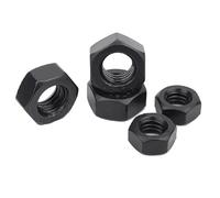 Smartsails Lot de 10 écrous hexagonaux M12 noirs, écrous hexagonaux en acier inoxydable 304, oxyde noir, écrous M12, écrous hexagonaux M12, écrous hexagonaux M12, écrous hexagonaux M12, écrous en