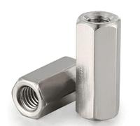 Smartsails Lot de 2 écrous hexagonaux métriques en acier inoxydable 304 M10 x 1,5 45 mm