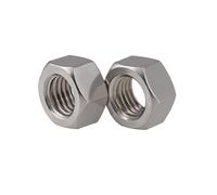 Smartsails Lot de 50 écrous hexagonaux M6-1.0 en acier inoxydable 304 (18-8), écrous M6, écrous hexagonaux M6, écrous hexagonaux M6, écrous hexagonaux M6, écrous en acier inoxydable, écrous de