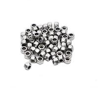 Smartsails Lot de 60 écrous de verrouillage en acier inoxydable 304 et nylon M4 x 0,7 mm