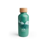 Smartshake EcoBottle Bouteille d'eau sans BPA 650 ml | Réutilisable, recyclable, non toxique et respectueuse de l'environnement | Légère et étanche - Petite gourde motif forêt
