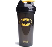 Smartshake Lite Justice League Protein Shaker Bottle 600ml/20oz - DC Comics Batman Water Bottle, Leakproof BPA Free Gym Shaker Bottle for Protein Shakes And Protein Powder, Batman Gifts for Men