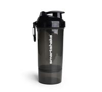 Smartshake Original2GO ONE shaker de sport + réservoir coloration Gunsmoke 800 ml