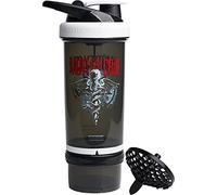 Smartshake Revive Motley Crue - Bouteilles shaker protéinées de 750 ml avec compartiment de rangement - Shaker Cups pour boissons protéinées + poudre, collection Rock Band