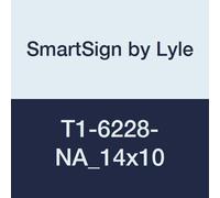 Smartsign T1-6228-NA_14x10 Panneau en aluminium « Warning Due to The Price Augmentation on Ammo Do Not Expect A Warning Shot » 35,6 x 25,4 cm, hauteur 25,4 cm, largeur 0,1 cm, longueur 35,6 cm