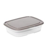 SmartStore | Boîte de conservation alimentaire 0,5 L | Gris | Compatible lave-vaisselle, frigo, congélateur, micro-ondes | Apte alimentaire et sans BPA | L16.5 x W12.5 x H4.5 cm