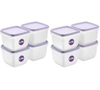 SmartStore Boite de conservation des aliments 0.75L Lot de 8 | Boite congelation alimentaire, convient au réfrigérateur et au congélateur | Boîte repas sans BPA, réutilisables, lavables au micro-ondes