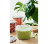 SmartStore Boîte de conservation étanche 0,6L - Lot de 8 | Compatible lave-vaisselle et micro-ondes | Préparation de repas pour la boîte à lunch | Approuvé pour les aliments, sans BPA | L12xW12xH8,5cm