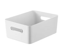 SmartStore Boîte de Rangement Compact L | Blanc | Plastique Finlande Sans BPA Lavable